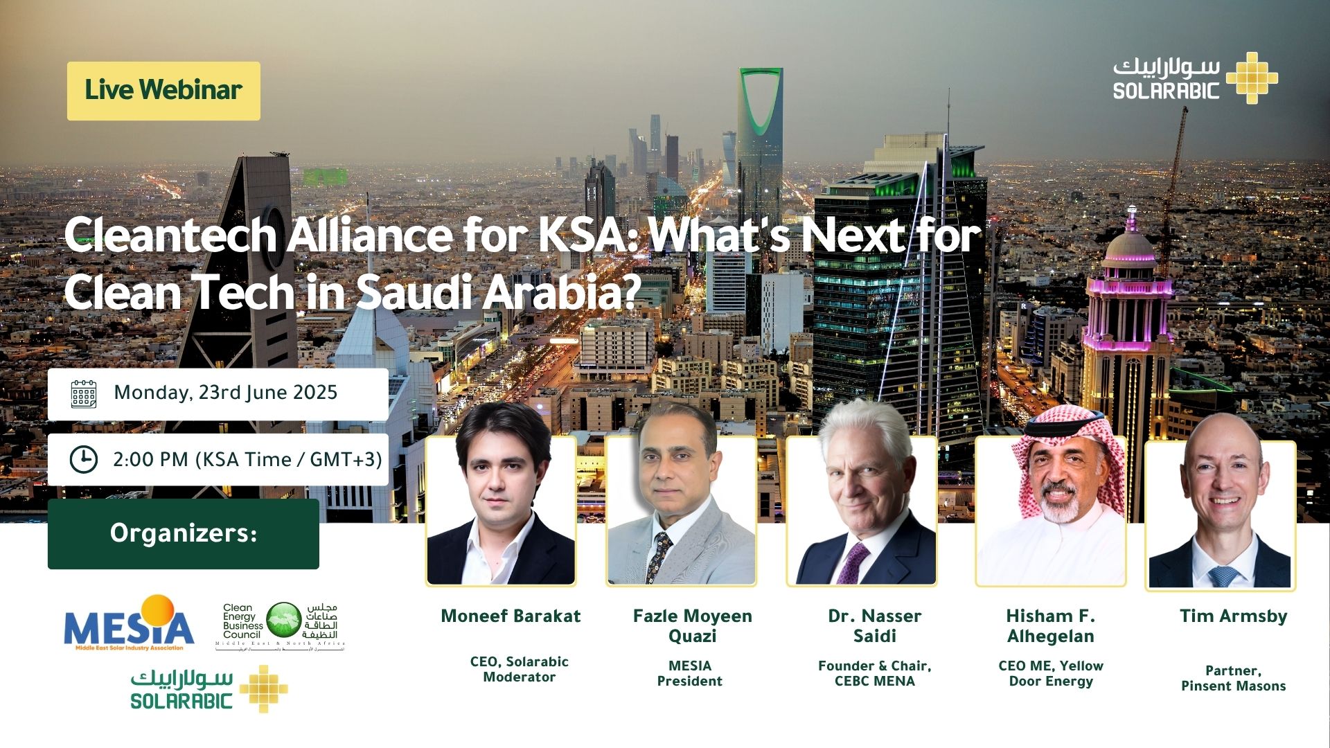Cleantech Alliance for KSA: What’s Next for Clean Tech in Saudi Arabia