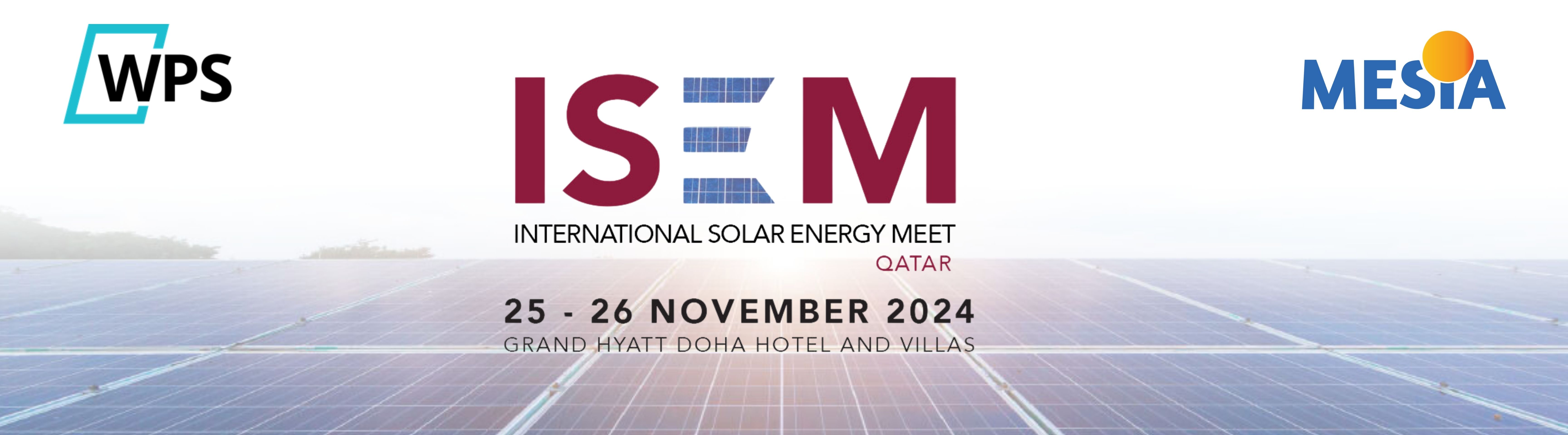 ISEM Qatar 2024 - International Solar Energy Meet Qatar 2024