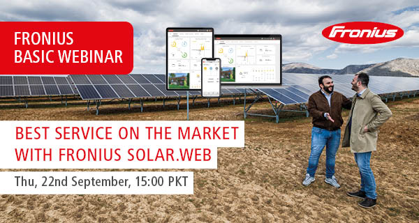 Best Service with Fronius Solar.Web (Fronius Basic Webinar)