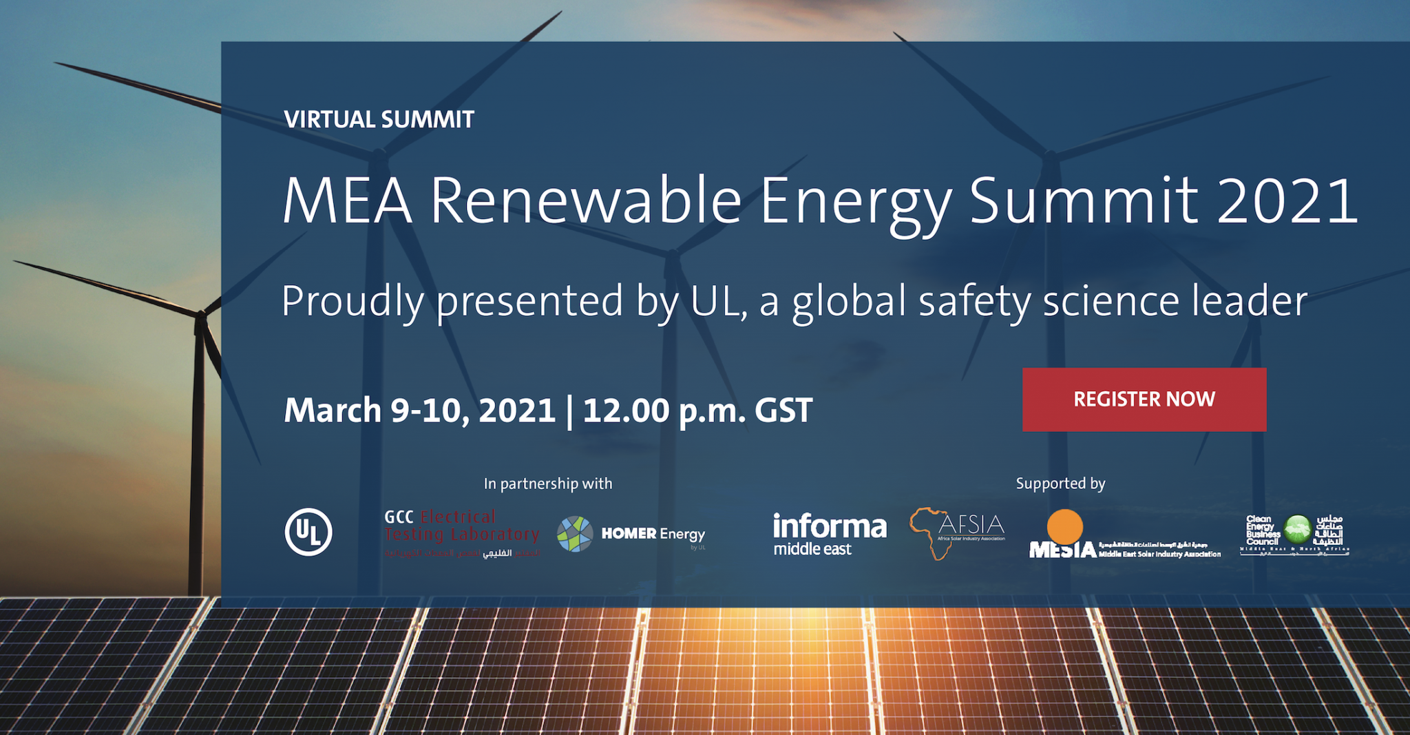 MEA Renewable Energy Summit: Unlocking wind and solar power for a sustainable future