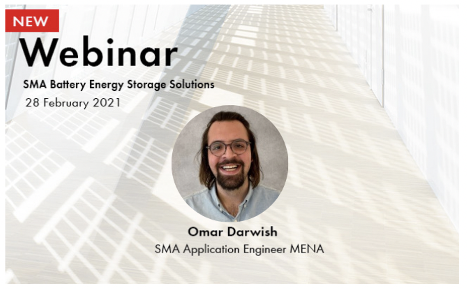 Webinar 2: SMA Battery Energy Storage Solutions, an overview.