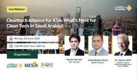WEBINAR: Cleantech Alliance for KSA: What’s Next for Clean Tech in Saudi Arabia