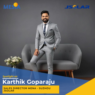 Spotlight on Karthik Goparaju, Sales Director MENA - Suzhou JSolar