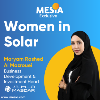 Women in Solar - Maryam Rashed Al Mazrouei, Business Development & Investment Head - MASDAR