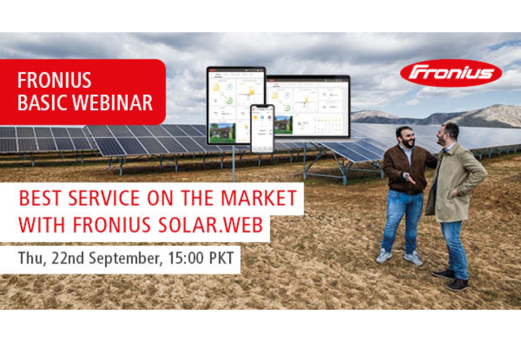 Best Service with Fronius Solar.Web (Fronius Basic Webinar)